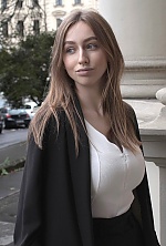 Ukrainian mail order bride Anna from Kyiv with light brown hair and blue eye color - image 3