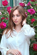 Ukrainian mail order bride Anna from Kyiv with light brown hair and blue eye color - image 6