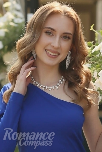 Ukrainian mail order bride Anastasiia from Ivano-Frankivsk with blonde hair and green eye color - image 1