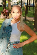 Ukrainian mail order bride Alina from London with blonde hair and green eye color - image 7