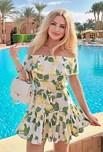 Ukrainian mail order bride Olena from Kyiv with blonde hair and blue eye color - image 3