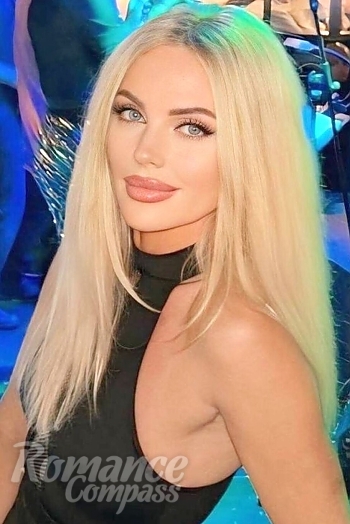 Ukrainian mail order bride Olena from Kyiv with blonde hair and blue eye color - image 1