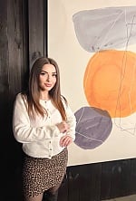 Ukrainian mail order bride Lilia from Kyiv with brunette hair and brown eye color - image 6