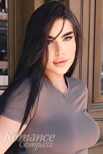 Ukrainian mail order bride Mariia from Odesa with black hair and brown eye color - image 1