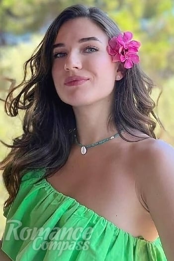 Ukrainian mail order bride Anastasia from Kyiv with light brown hair and grey eye color - image 1