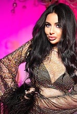 Ukrainian mail order bride Yuliia from Montreal with black hair and blue eye color - image 3