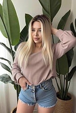 Ukrainian mail order bride Anna from Kyiv with blonde hair and green eye color - image 12