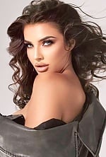 Ukrainian mail order bride Milena from Kaunas with black hair and green eye color - image 5