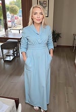 Ukrainian mail order bride Natalia from Kyiv with blonde hair and green eye color - image 7