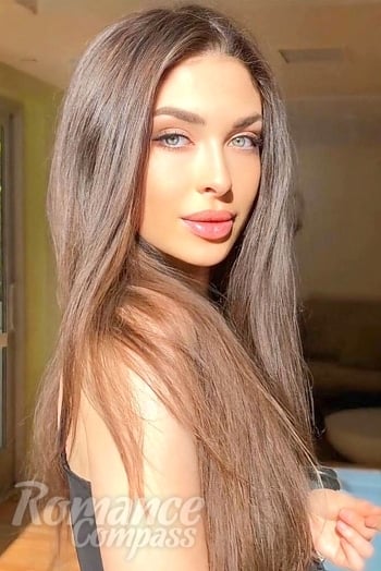 Ukrainian mail order bride Iryna from Los Angeles with black hair and brown eye color - image 1