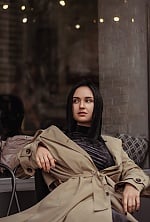 Ukrainian mail order bride Yuliia from Kyiv with black hair and blue eye color - image 4