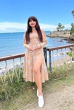 Ukrainian mail order bride Kateryna from Kyiv with light brown hair and green eye color - image 4