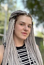 Ukrainian mail order bride Olena from Dnipro with light brown hair and green eye color - image 3