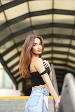Ukrainian mail order bride Anzhelika from Kyiv with light brown hair and blue eye color - image 2