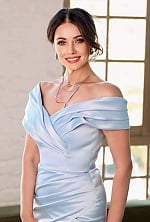 Ukrainian mail order bride Svitlana from Kyiv with brunette hair and blue eye color - image 2