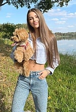 Ukrainian mail order bride Oksana from Madrid with light brown hair and blue eye color - image 5