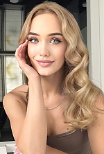 Ukrainian mail order bride Yana from Warsaw with blonde hair and blue eye color - image 27