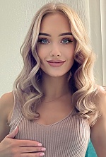 Ukrainian mail order bride Yana from Warsaw with blonde hair and blue eye color - image 33
