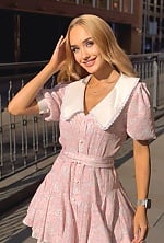 Ukrainian mail order bride Yana from Warsaw with blonde hair and blue eye color - image 11
