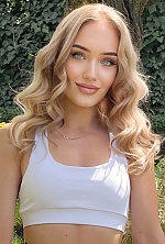 Ukrainian mail order bride Yana from Warsaw with blonde hair and blue eye color - image 49