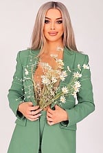 Ukrainian mail order bride Anna from Hamburg with blonde hair and blue eye color - image 4