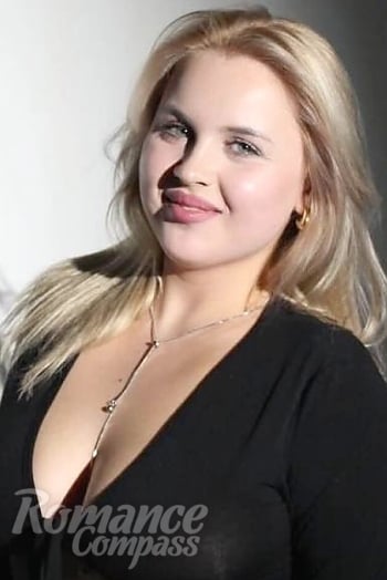 Ukrainian mail order bride Daryna from Kyiv with blonde hair and blue eye color - image 1