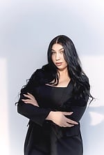 Ukrainian mail order bride Daryna from Zhytomyr with black hair and green eye color - image 4