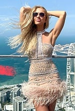 Ukrainian mail order bride Yuliia from Dubai with blonde hair and brown eye color - image 6