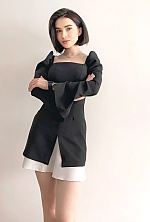 Ukrainian mail order bride Oksana from Lviv with black hair and blue eye color - image 2