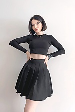 Ukrainian mail order bride Oksana from Lviv with black hair and blue eye color - image 6