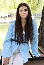 Ukrainian mail order bride Khrystyna from Ivano-Frankivsk with brunette hair and brown eye color - image 17