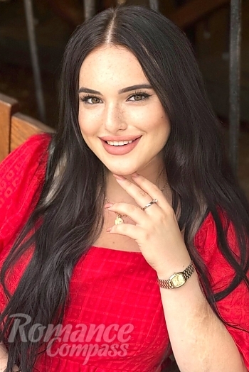 Ukrainian mail order bride Sofia from Ivano-Frankivsk with black hair and brown eye color - image 1