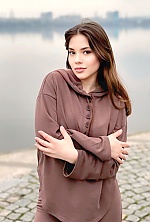 Ukrainian mail order bride Valentyna from Kryvyi Rih with light brown hair and black eye color - image 4