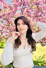 Ukrainian mail order bride Iryna from Berlin with light brown hair and blue eye color - image 3
