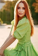 Ukrainian mail order bride Natalia from Kharkiv with red hair and green eye color - image 3