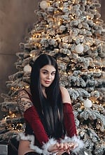 Ukrainian mail order bride Polina from Kyiv with black hair and green eye color - image 8