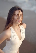 Ukrainian mail order bride Victoria from Helsinki with brunette hair and blue eye color - image 8