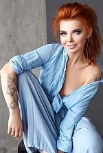 Ukrainian mail order bride Anna from Zaporizhzhya with red hair and blue eye color - image 4