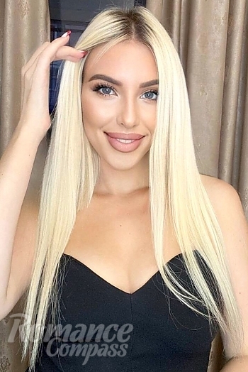Ukrainian mail order bride Julia from Kharkiv with blonde hair and blue eye color - image 1