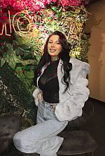 Ukrainian mail order bride Viktoriia from Antalya with black hair and green eye color - image 3