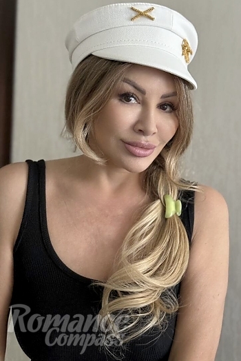 Ukrainian mail order bride Alla from Dnipro with blonde hair and grey eye color - image 1
