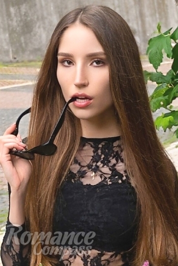 Ukrainian mail order bride Nadiia from Kyiv with brunette hair and brown eye color - image 1