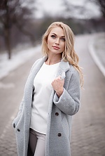 Ukrainian mail order bride Olga from Kyiv with blonde hair and blue eye color - image 7