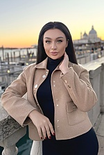 Ukrainian mail order bride Vera from Kyiv with black hair and green eye color - image 7