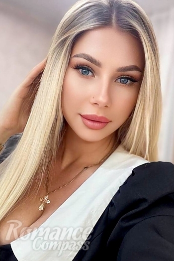 Ukrainian mail order bride Elena from Odesa with blonde hair and blue eye color - image 1