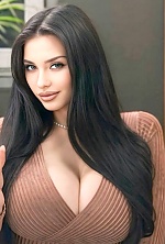 Ukrainian mail order bride Inna from Kharkiv with black hair and brown eye color - image 2