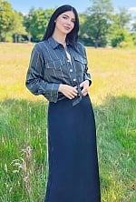 Ukrainian mail order bride Yana from Kyiv with black hair and grey eye color - image 4