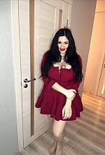 Ukrainian mail order bride Valeriia from Chernihiv with black hair and green eye color - image 7