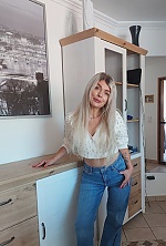 Ukrainian mail order bride Lyudmila from Lutsk with blonde hair and blue eye color - image 5