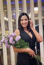 Ukrainian mail order bride Hulnara from Edmonton with brunette hair and grey eye color - image 4